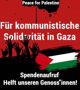 Spendenaufruf: Solidaritätsarbeit in Gaza
